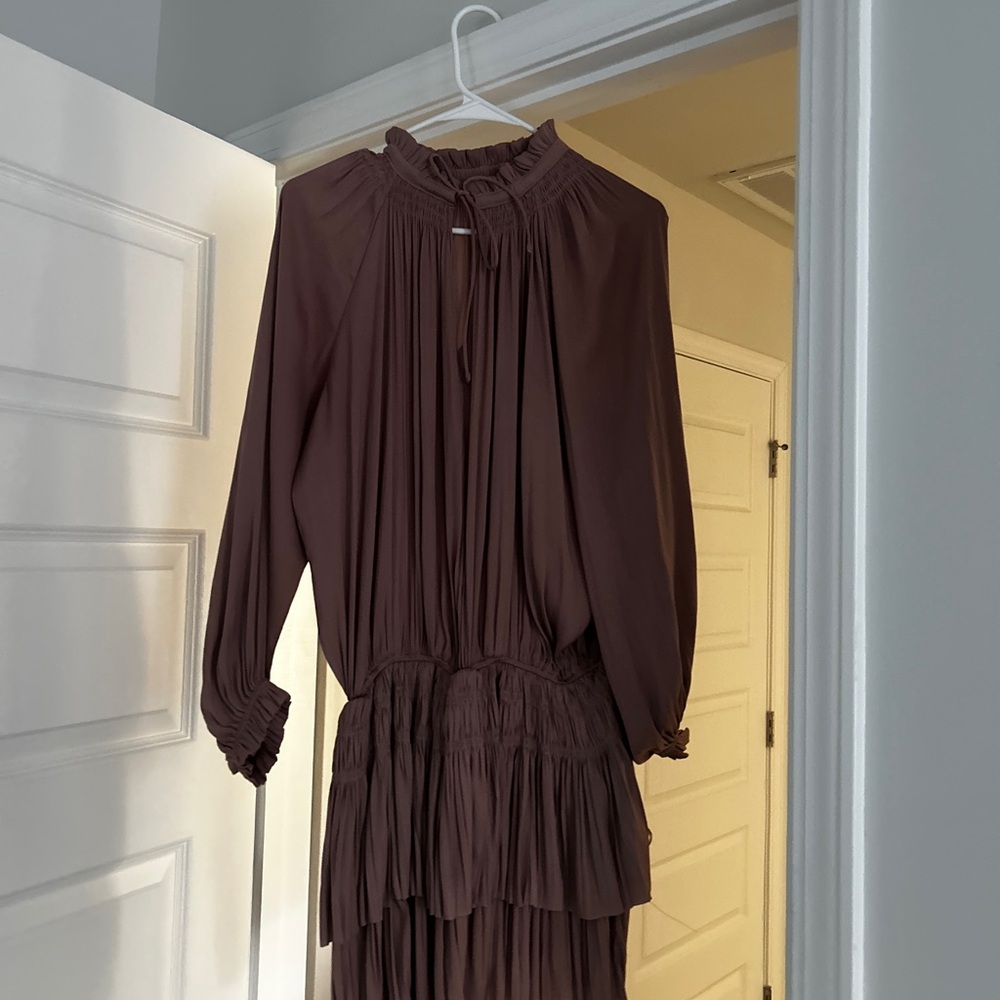 Mauve Silk Dress